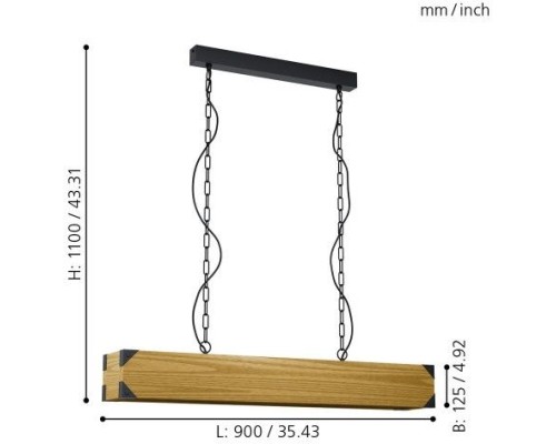 Подвесной светильник Harborough 43159 Eglo