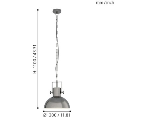 Подвесной светильник Lubenham 1 43167 Eglo