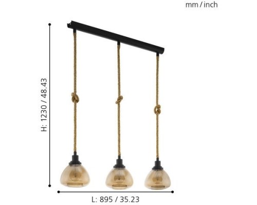 Подвесной светильник Rampside 43192 Eglo