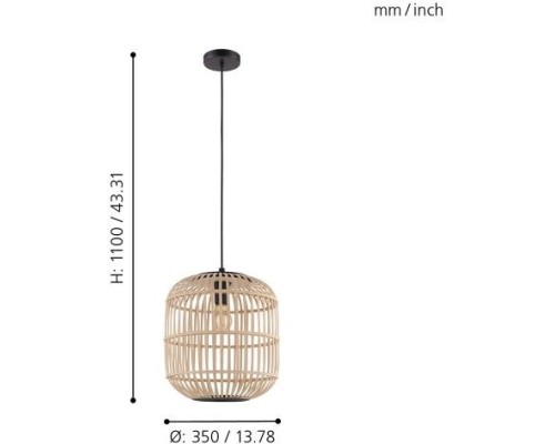 Подвесной светильник Bordesley 43216 Eglo