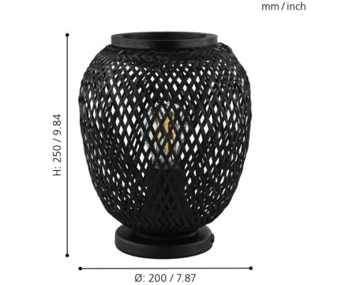 Интерьерная настольная лампа Dembleby 1 43267 Eglo