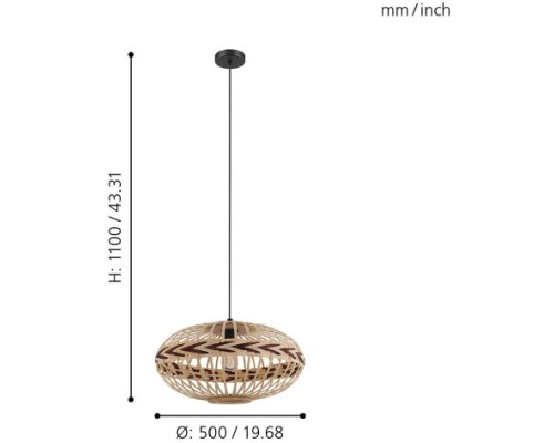 Подвесной светильник Dondarrion 43272 Eglo