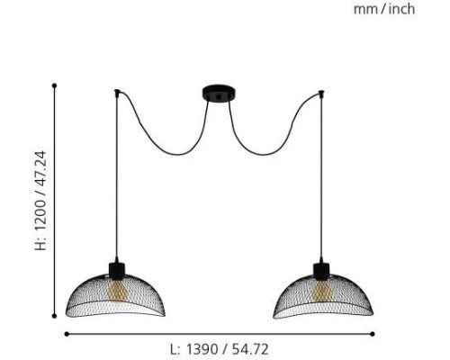 Подвесной светильник Pompeya 43306 Eglo