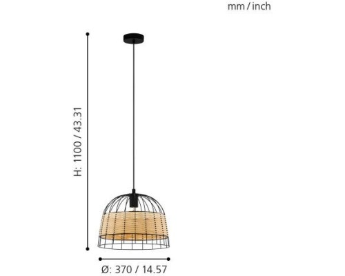 Подвесной светильник Anwick 43311 Eglo