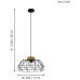 Подвесной светильник Padstow 43364 Eglo