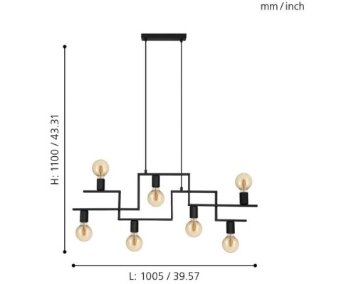 Подвесной светильник Fembard 43365 Eglo
