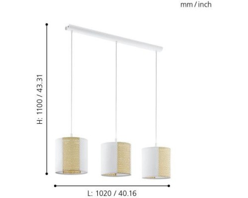 Подвесной светильник Arnhem 43402 Eglo