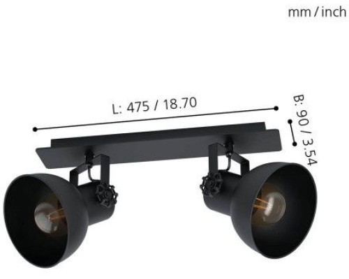 Спот Barnstaple 1 43432 Eglo