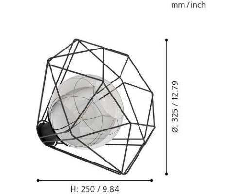 Настольная лампа Vernham 43484 Eglo