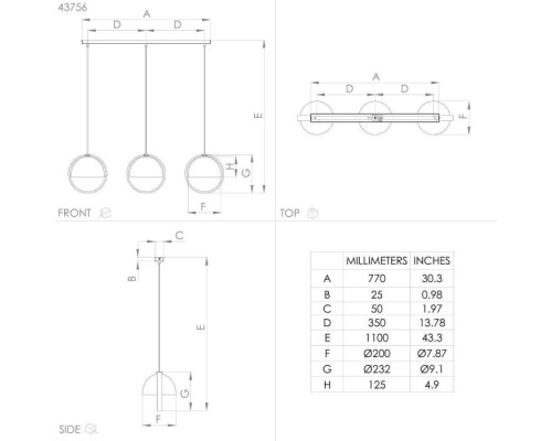 Подвесной светильник Callow 43756 Eglo