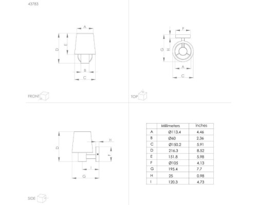 Бра Edale 43783 Eglo