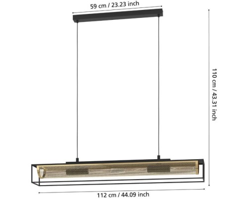 Подвесной светильник Nohales 43788 Eglo