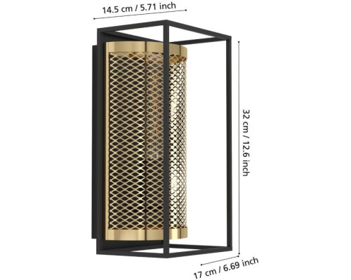 Настенный светильник Nohales 43789 Eglo