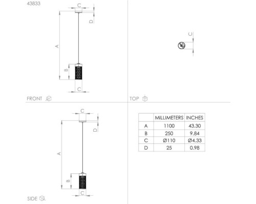 Подвесной светильник Kilnsdale 43833 Eglo