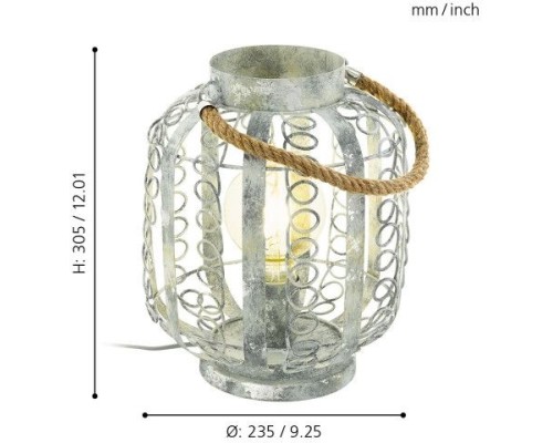 Настольная лампа Hagley 49134 Eglo