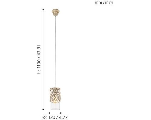 Подвесной светильник Cardigan 49201 Eglo