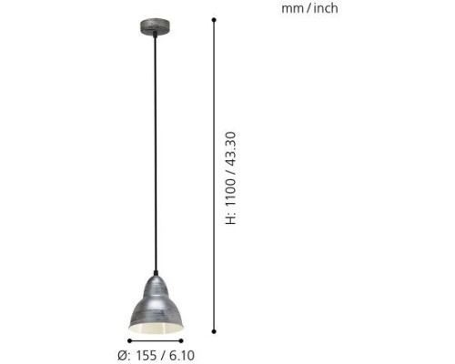 Подвесной светильник Truro 49236 Eglo