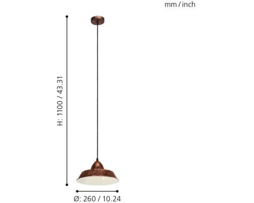 Подвесной светильник Auckland 49243 Eglo