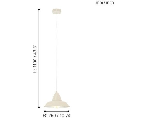 Подвесной светильник Auckland 49245 Eglo