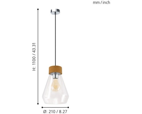 Подвесной светильник Brixham 49262 Eglo