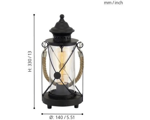 Настольная лампа Bradford 49283 Eglo