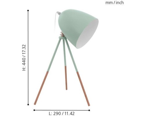 Настольная лампа Dundee 49337 Eglo