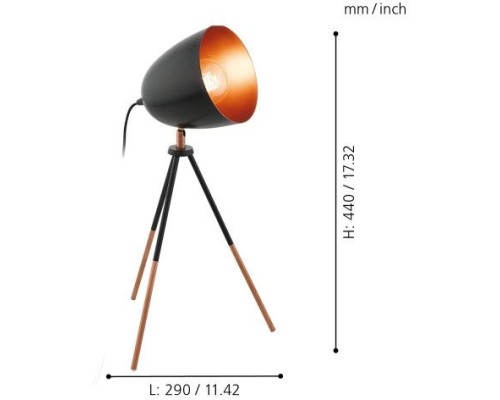 Настольная лампа Chester 49385 Eglo