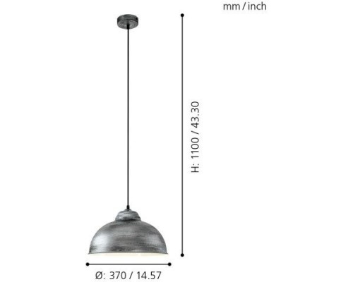 Подвесной светильник Truro 2 49389 Eglo