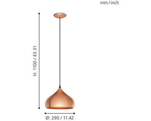 Подвесной светильник Hapton 49449 Eglo