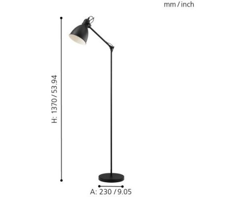 Торшер Priddy 49471 Eglo