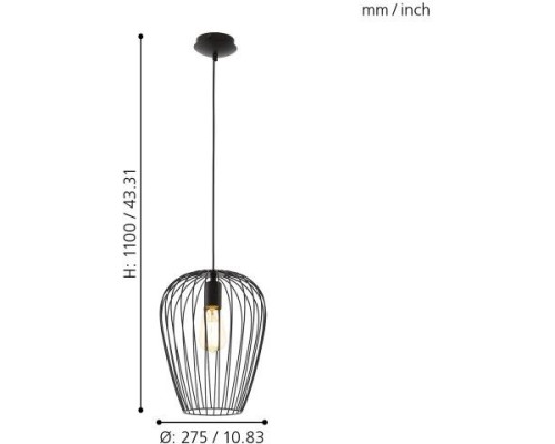 Подвесной светильник Newtown 49472 Eglo