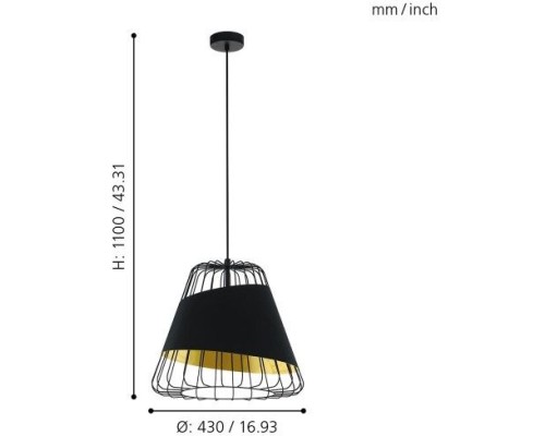 Подвесной светильник Austell 49509 Eglo