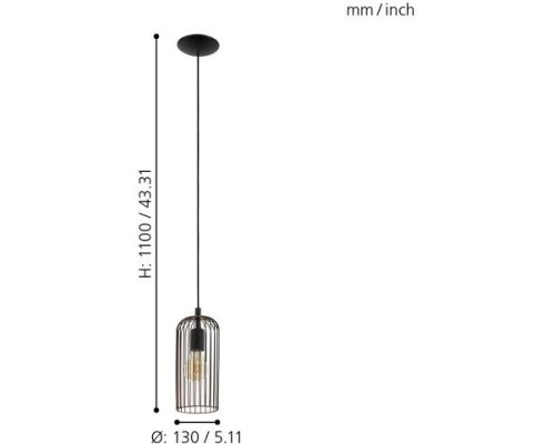 Подвесной светильник Roccamena 49644 Eglo