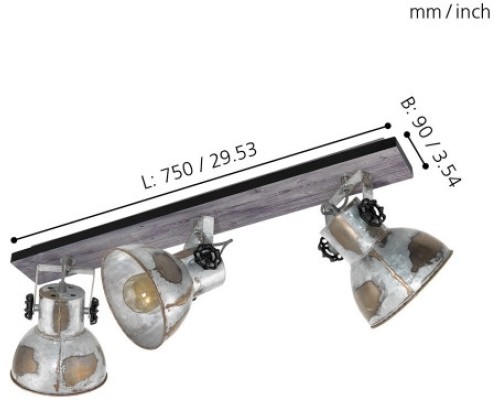 Спот Barnstaple 49652 Eglo