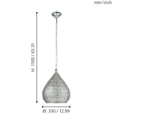 Подвесной светильник Melilla 49716 Eglo