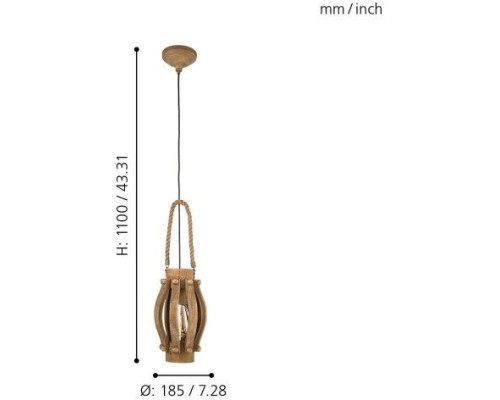 Подвесной светильник Kinross 49725 Eglo