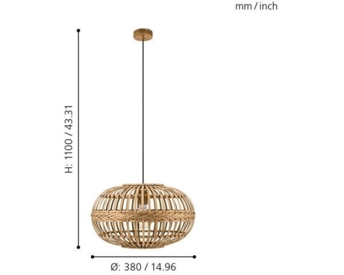 Подвесной светильник Amsfield 49771 Eglo