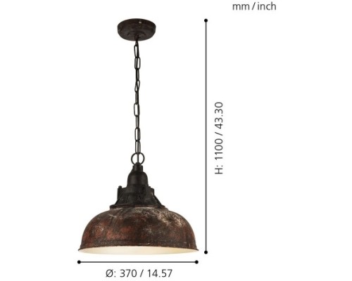 Подвесной светильник Grantham 1 49819 Eglo