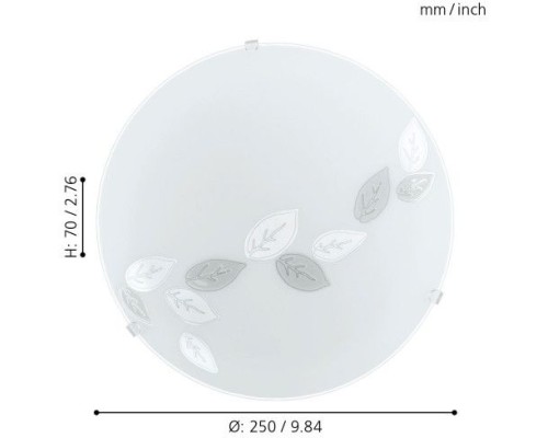 Настенно-потолочный светильник Mars 80264 Eglo