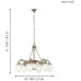 Подвесная люстра Imperial 82743 Eglo