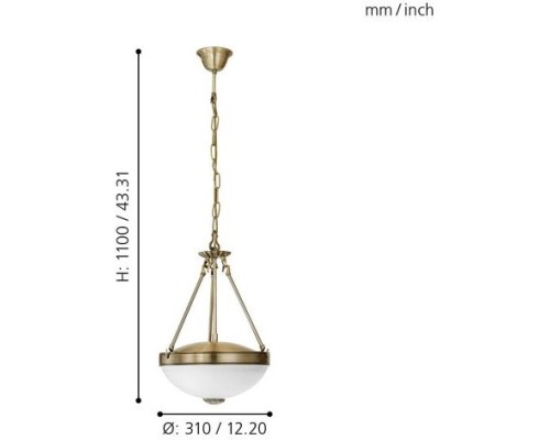 Подвесная люстра Savoy 82747 Eglo
