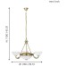 Подвесная люстра Savoy 82748 Eglo