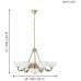 Подвесная люстра Savoy 82749 Eglo