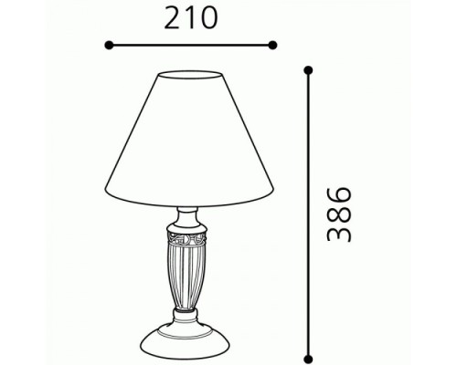 Интерьерная настольная лампа Antica 83141 Eglo