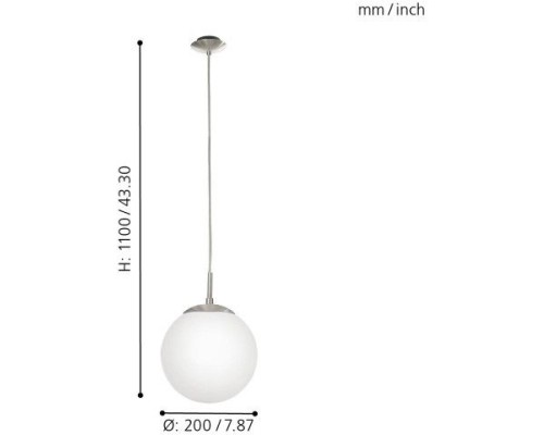 Подвесной светильник Rondo 85261 Eglo