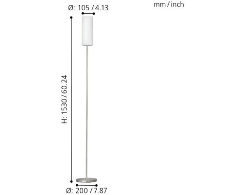 Торшер Troy 3 85982 Eglo