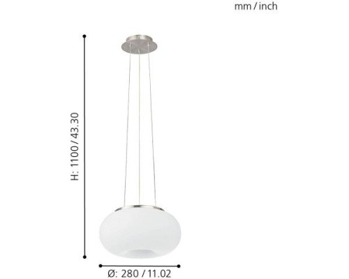Подвесной светильник Optica 86813 Eglo