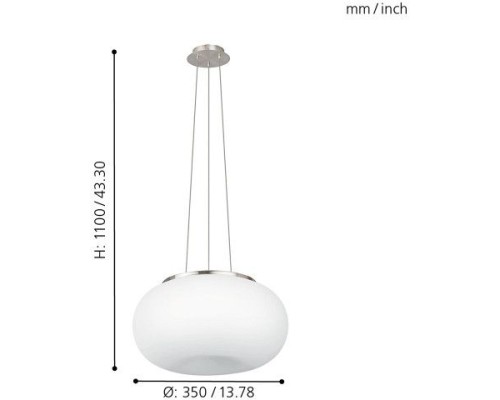 Подвесной светильник Optica 86814 Eglo