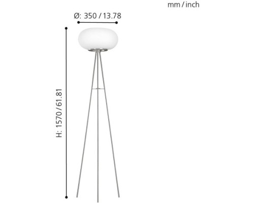 Торшер Optica 86817 Eglo