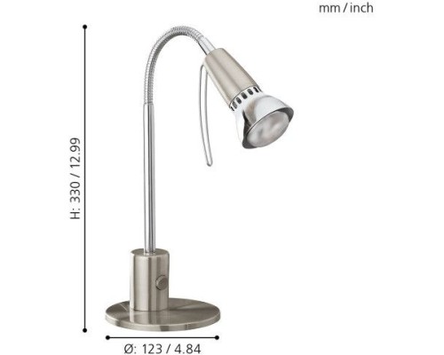 Настольная лампа Fox 1 86955 Eglo